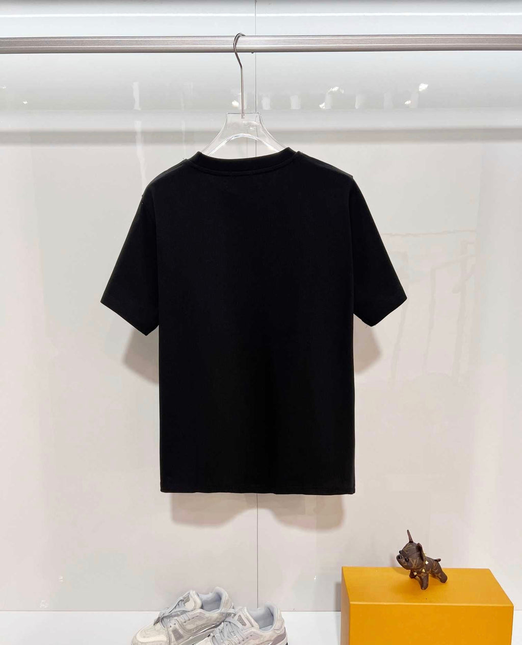 Fendi Inspired 300G Crew Neck T-shirt with Flocked Monster Eyes