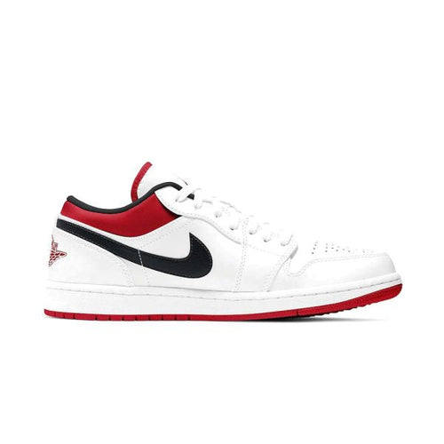AIR JORDAN 1 LOW White University Red Black